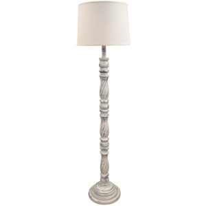Shabby Nautical Swirl Floor Lamp