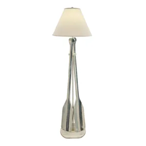 Nautical Stripe 2-Paddle Floor Lamp