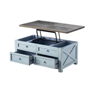 Bar Harbor Two Drawer Lift Top Cocktail Table