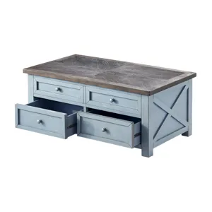 Bar Harbor Two Drawer Lift Top Cocktail Table