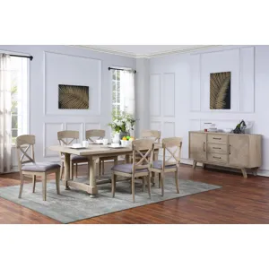 Barrister Three Drawer Two Door Media Credenza