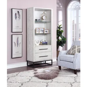 Two Drawer Pier Bookcase