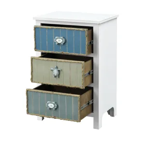 Three Drawer Chairside