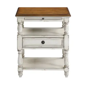One Drawer Chairside Table