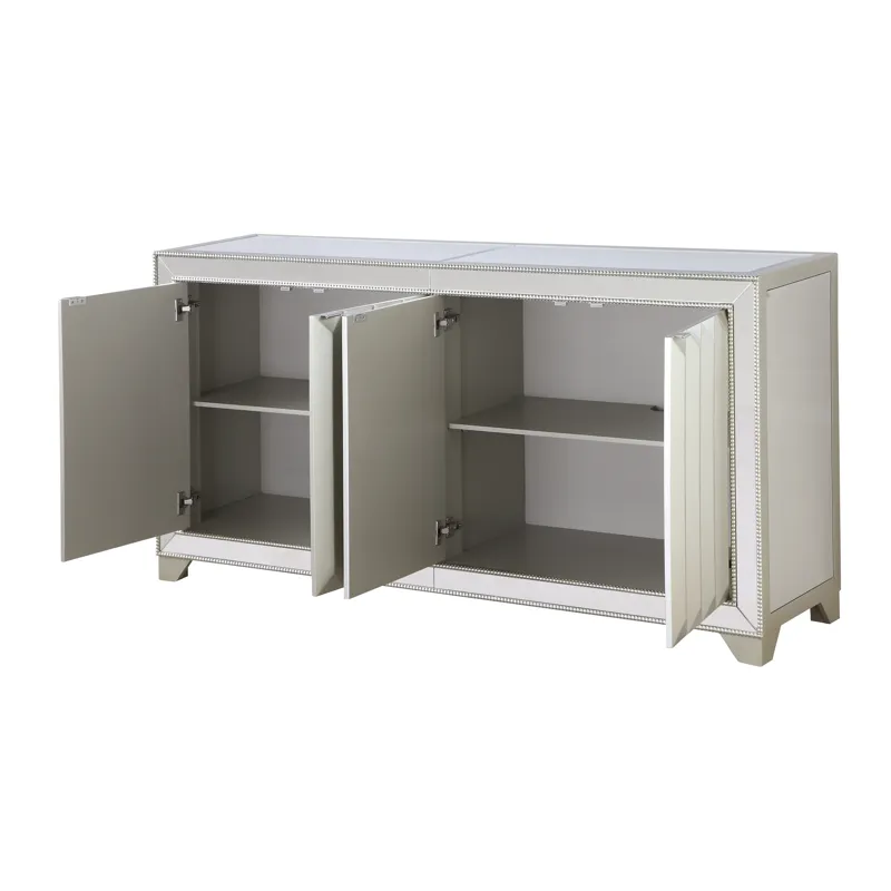 Four Door Media Credenza