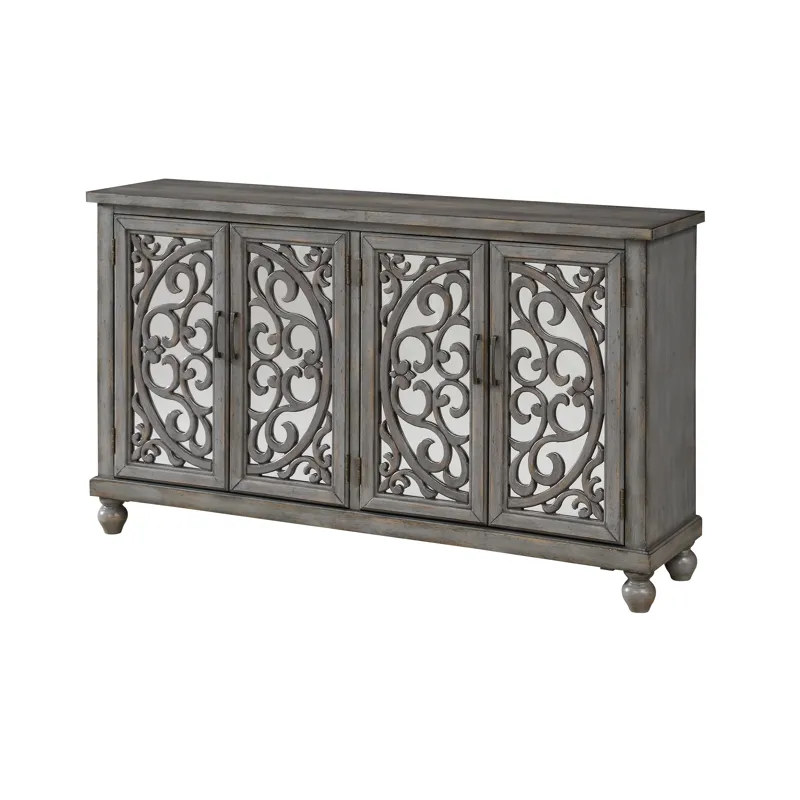 Four Door Media Credenza