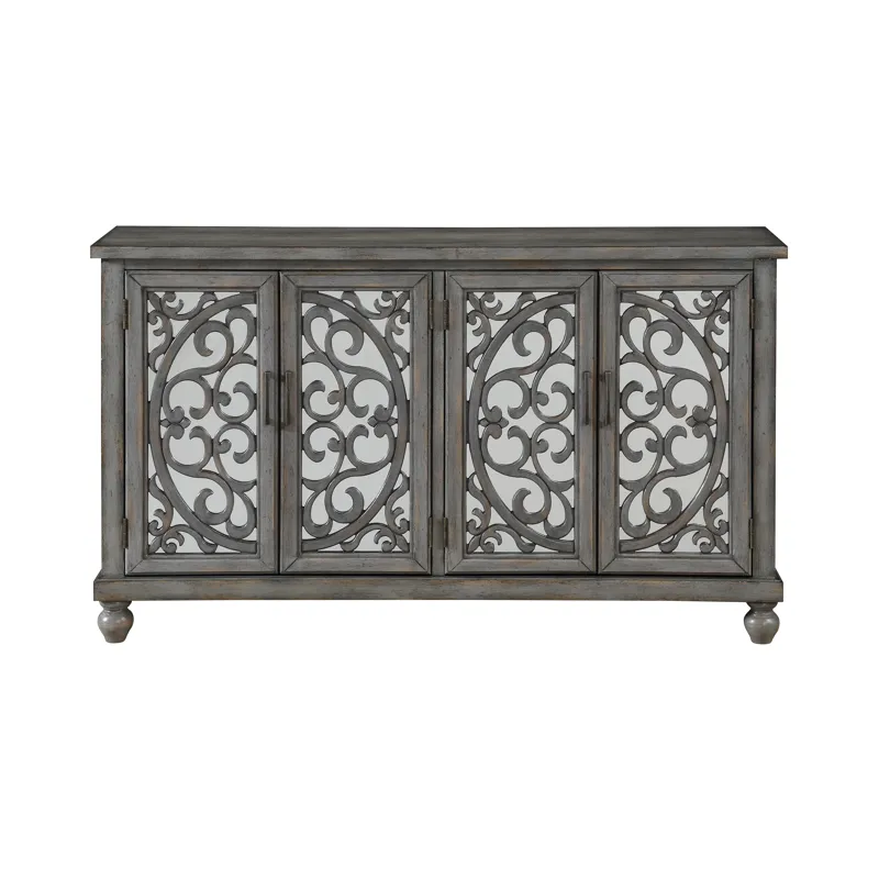 Four Door Media Credenza