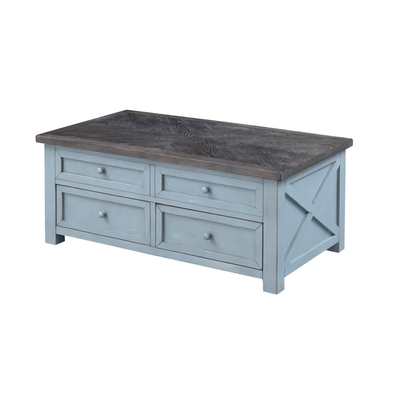 Bar Harbor Two Drawer Lift Top Cocktail Table