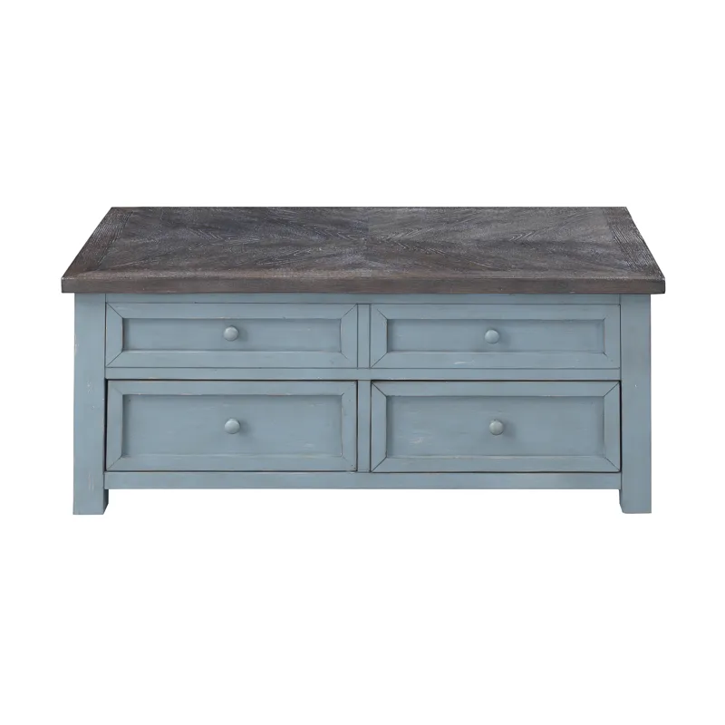 Bar Harbor Two Drawer Lift Top Cocktail Table
