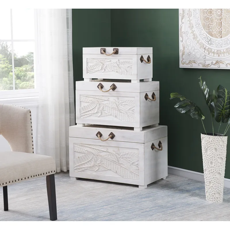 Set of Three Nesting Trunks