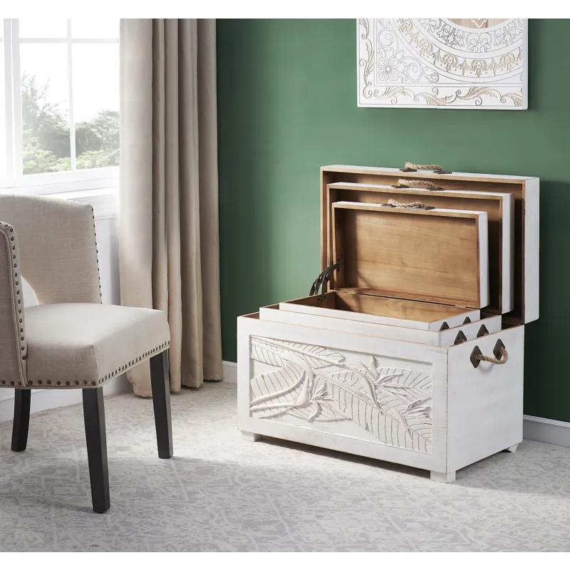 Set of Three Nesting Trunks