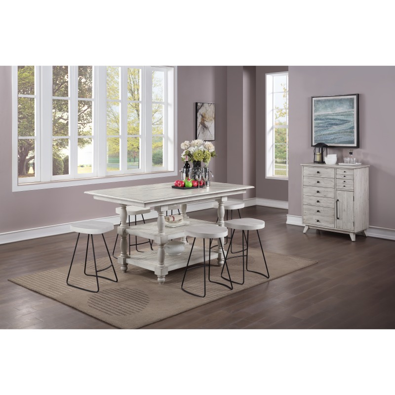Santa Clara Swivel Counter Height Barstool