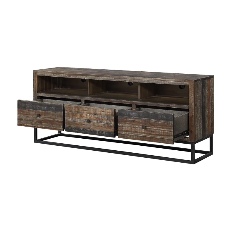 Three Drawer Media Console