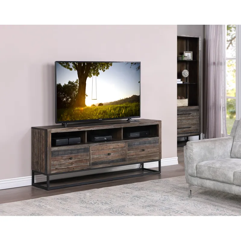 Three Drawer Media Console