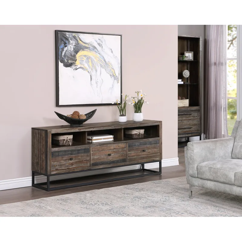 Three Drawer Media Console