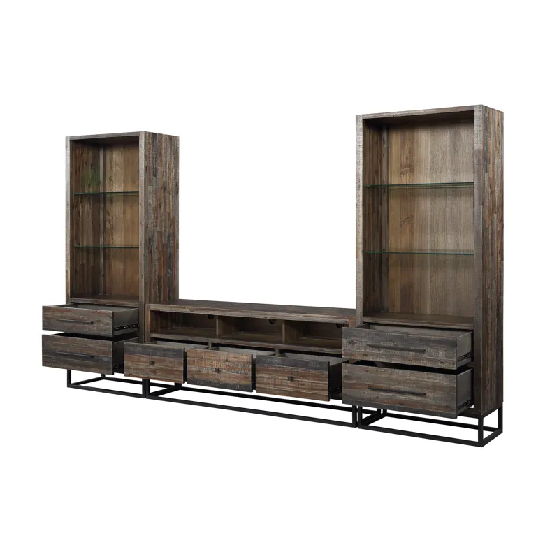 Three Drawer Media Console