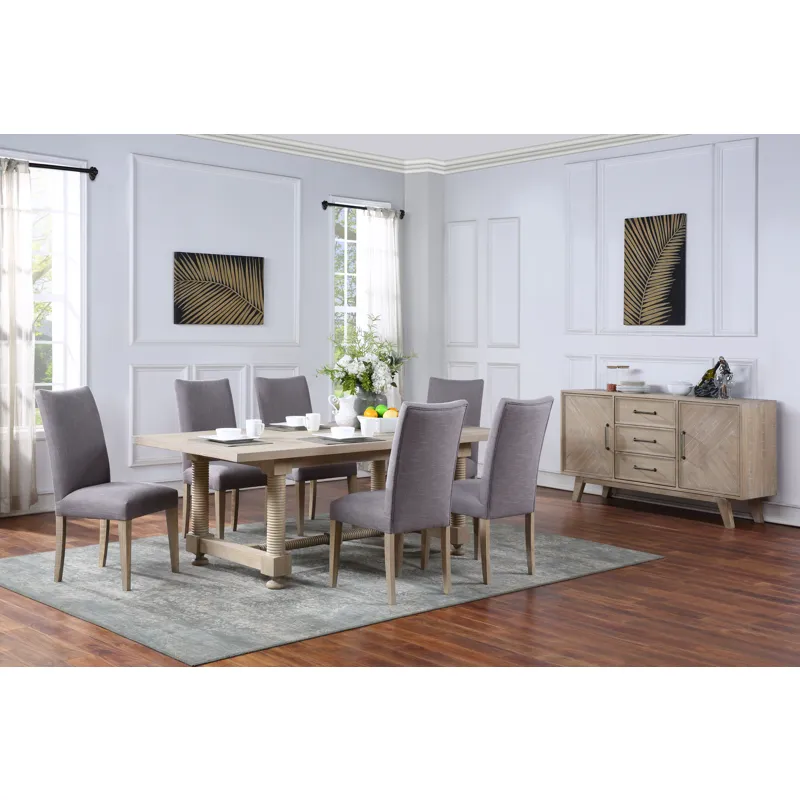 Barrister Three Drawer Two Door Media Credenza