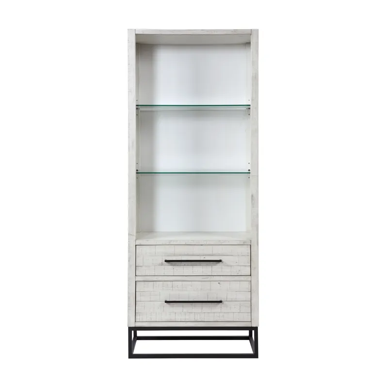 Two Drawer Pier Bookcase