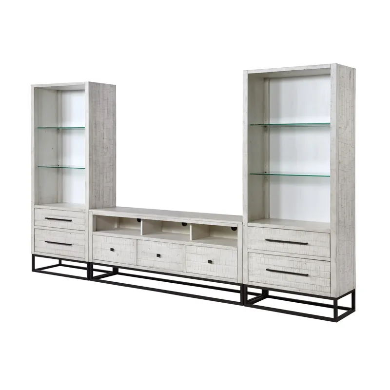 Two Drawer Pier Bookcase