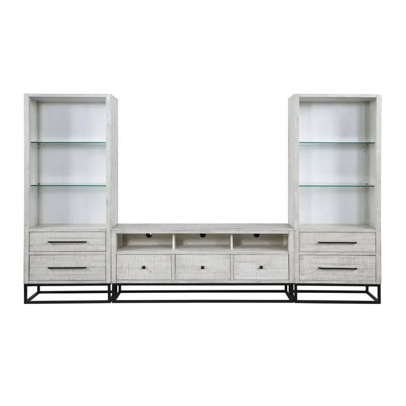 Two Drawer Pier Bookcase