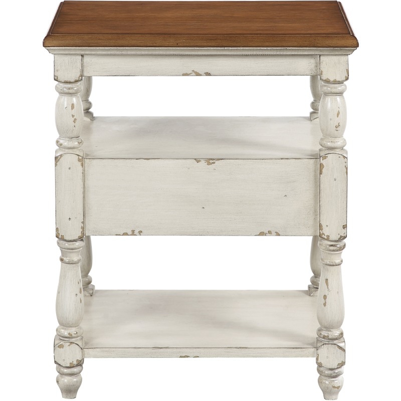 One Drawer Chairside Table 55639 by Coast2Coast Home at Turner Furniture
