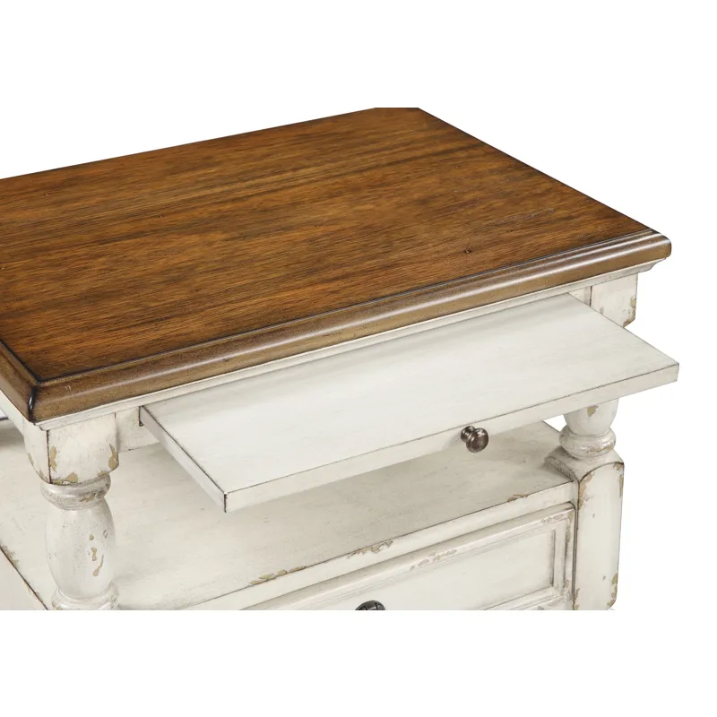 One Drawer Chairside Table