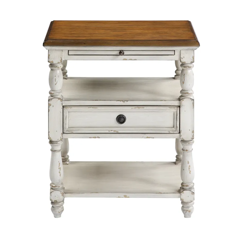 One Drawer Chairside Table