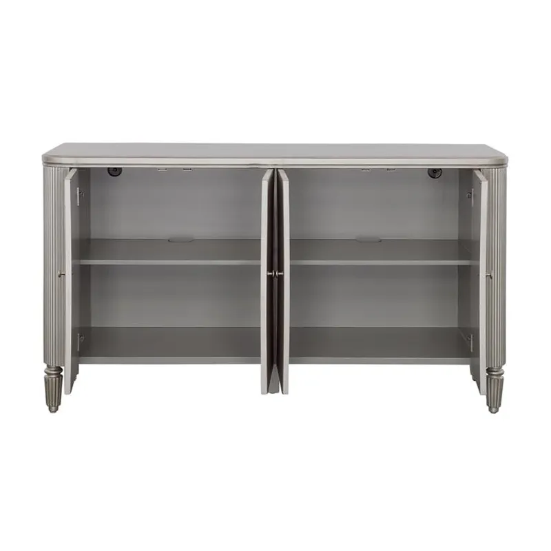 Kayce  Champagne Four Door Credenza