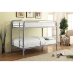 Morgan Twin-over-Twin Silver Bunk Bed