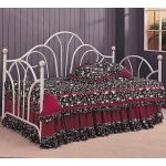 Daybeds by Coaster Traditional Twin Daybed with Metal Fetal Fan Bath