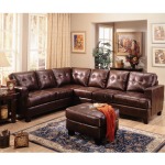 Samuel Contemporary Leather Sectional Sofa
