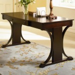 Cresta Transitional Table Desk with Keyboard Drawer