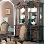 Saint Charles Buffet and Hutch with Two Glass Doors