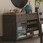 Calabasas Contemporary Server with Removable Wine Rack
