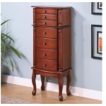 Jewelry Armoires Jewelry Armoire with Antiqued Hardware