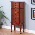 Jewelry Armoires Jewelry Armoire with Antiqued Hardware
