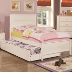 Ashton Collection Twin Bed with Framing Details with Trundle