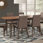 Redbridge Mid-Century Modern Five-Piece Dining Set