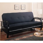 Futons Contemporary Metal Futon Frame and Mattress Set