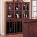 Lambert Traditional 3-Piece Wine Wall Bar Unit