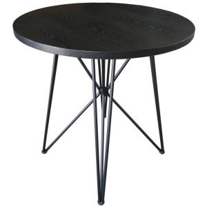 Rennes Round Table Black Gunmetal