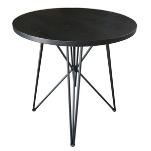 Rennes Round Table Black Gunmetal