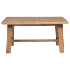 Middleton 76-Inch Extension Leaf Dining Table Natural Brown