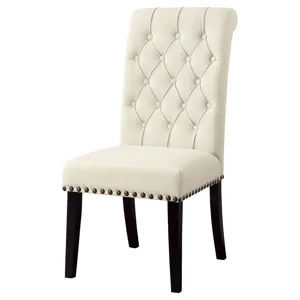 Mapleton Tufted Back Upholstered Side Chairs Beige (Set Of 2)