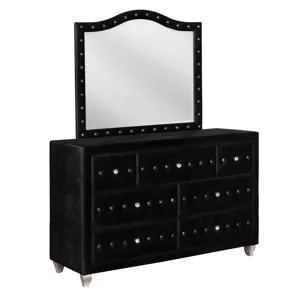 Deanna 4 Piece Bedroom Set Black - Queen