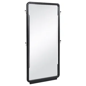 Leandro 76-Inch Full Length Floor Mirror Burnished Black