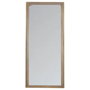 Solano 80-Inch Full Length Floor Mirror Weathered Mango