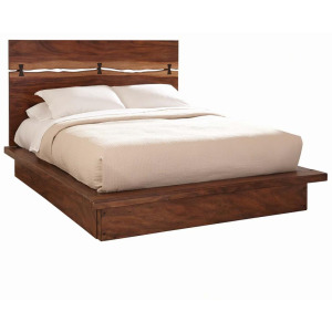 Winslow Bed Smokey Walnut Coffee Bean - California King