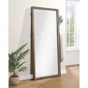 Durango 80-Inch Standing Floor Mirror Washed Oak