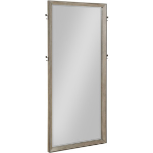 Durango 80-Inch Standing Floor Mirror Washed Oak